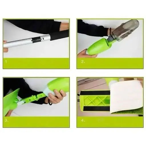 Швабра лентяйка healthy spray mop с распылителем воды - фото 5