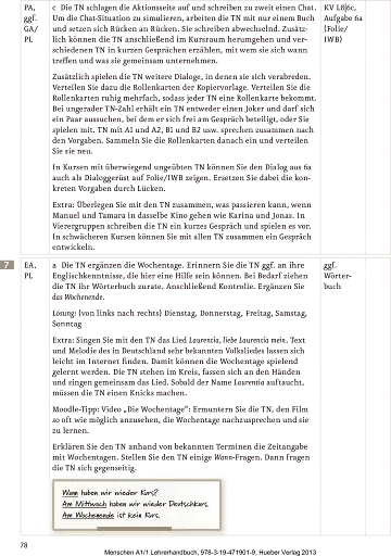 Menschen A1/1. Lehrerhandbuch - фото 20