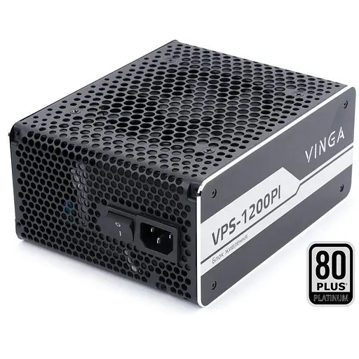 Блок живлення Vinga 80 Plus Platinum 1200W (VPS-1200Pl) Б/в - фото 1