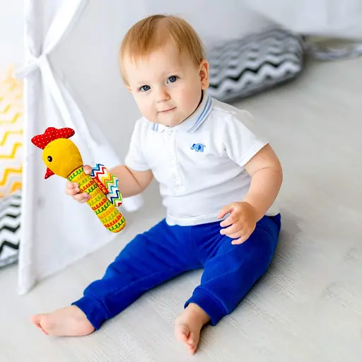 Іграшка м'яконабивна «Брязкальце Півник» МС 010302-02 - фото 3