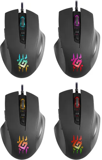 Миша Defender Wolverine GM-700L RGB, 7 кнопок, 12800 dpi (52700) - фото 4