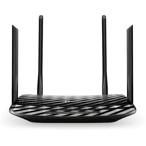 Роутер TP-LINK Archer A6, Wi-Fi 802.11a/b/g/n/ac, до 867 Mb/s, 2.4/5GHz, 4 LAN 100/1000 Mb/s, RJ45 100/1000Mb/s (FE)