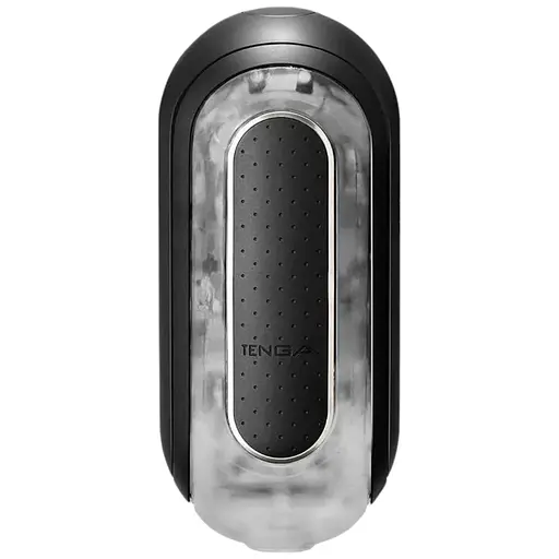 Вібромастурбатор Tenga Flip Zero Electronic Vibration Black, змінна інтенсивність, розкладний