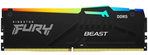 Оперативна пам'ять Kingston Fury 16GB DDR5 6000MHz Beast RGB Black (KF560C30BBA-16)