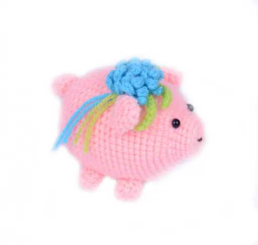 Набір для творчості "Свинка" BK-012 в'язання гачком - фото 2