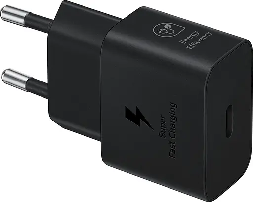Samsung Зарядний пристрій мережевий 25Вт USB-С кабель USB-C > USB-C 1 м чорний - фото 5