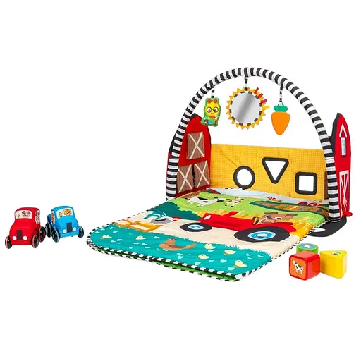 Розвиваючий килимок Baby Einstein 4 в 1 Busy Barnyard (17327)