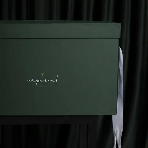 Ковдра MirSon Imperial Satin Luxe демісезонна 110х140 см біла із зеленим кантом - фото 17