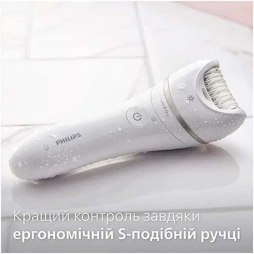 Эпилятор Philips Series 9000 дисковый белый (BRE770/92) - фото 7