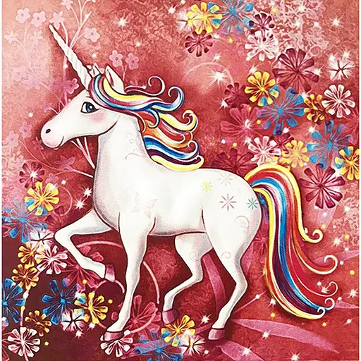 Алмазна вишивка мозаїка стразами на підрамнику, зі спец. стразами на підрамнику, 30*30 см. І знову казка - фото 1