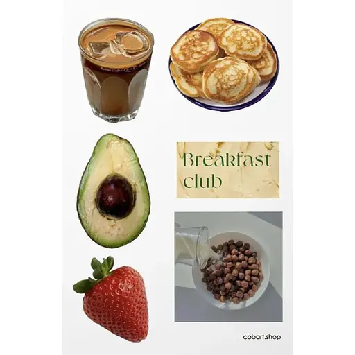 Стікерпак Cobart "Breakfast" вініловий