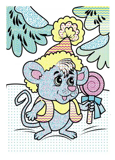 Водные раскраски. Набор В зимней сказке - фото 4