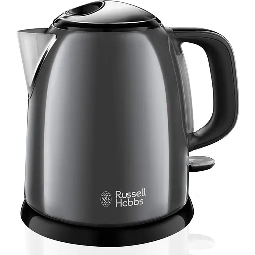 Електрочайник Russell Hobbs Colours Plus Mini 1 л метал сірий - фото 1