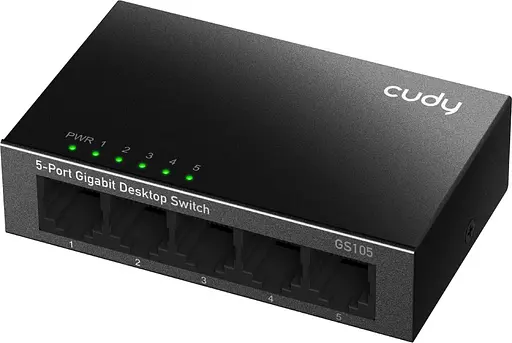 Комутатор Cudy GS105, 5 портовий Gigabit Metal Desktop Switch - фото 2
