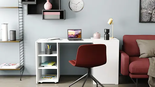 Стіл-тумба трансформер Смарт 1/1 Ferrum-decor 750x1450x500 ДСП Біле 16 мм (FRD-105067) - фото 4