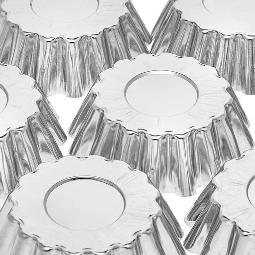 Формочки для випікання кошиків кексів і тарталеток важкі Ø верх 12, низ 8, висота 3.8 см (набір з 10 штук), Master Class 86948 - фото 3