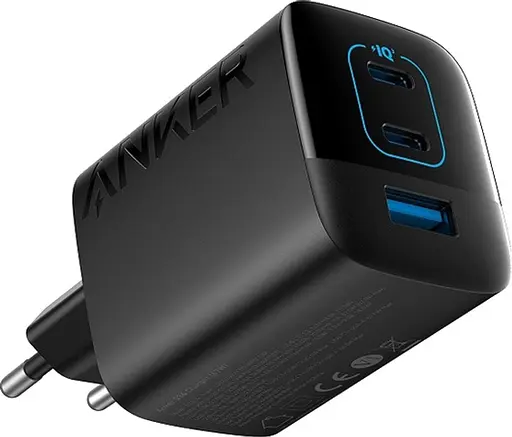 Зарядний пристрій Anker Wall Charger 2xUSB-C + USB-A PowerPort 336 67w (A2674G11) - фото 1