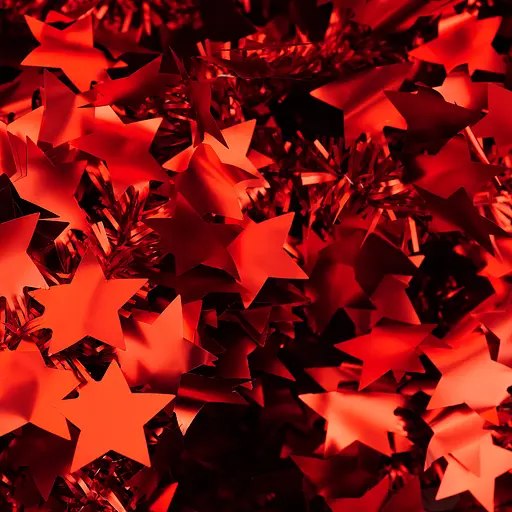 Мішура новорічна Yiwu з зірками матова в асортименті 2 м (820671) - фото 2