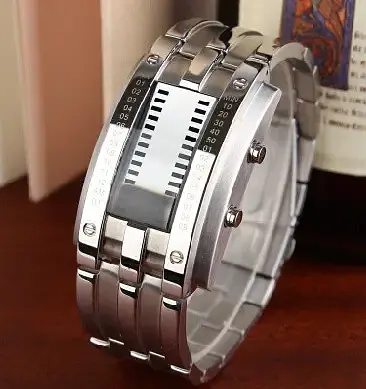 Унікальний бінарний чоловічий годинник Skmei 0926 (Сріблястий) - фото 2