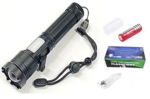 Ручний ліхтар BL-X75-P50 SMD zoom + PowerBank + магніт + Type-C 18650 (3+4 режими) - фото 2