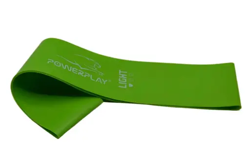 Гумка для фітнесу PowerPlay 4114 Mini Power Band Light 0.8 мм Зелена (5.5 кг) (PP_4114_Green_Light) - фото 3