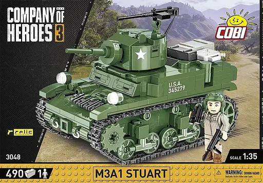 Конструктор COBI танк 1:35 M3A1 STUART 3048 - фото 8