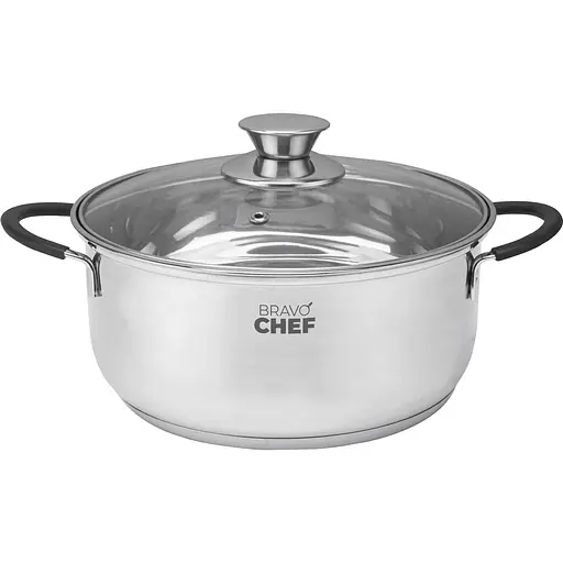 Каструля Bravo Chef Safran з кришкою 18 см 2 л  (BC-2014-18) - фото 1