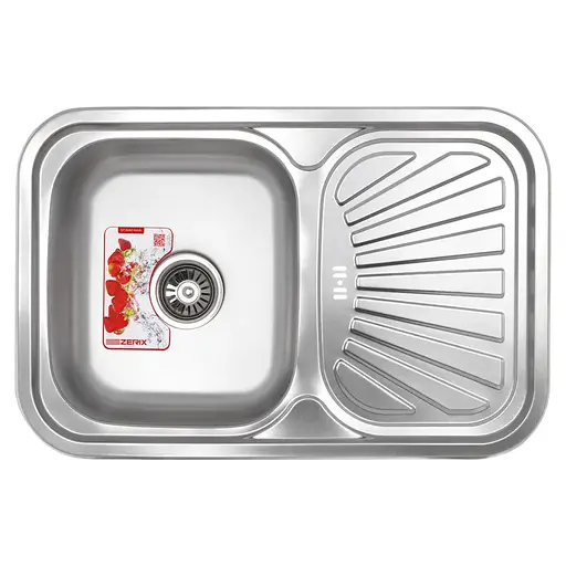 Кухонна мийка Zerix Z7549-08-180D decor ZX1607, Decor - фото 1