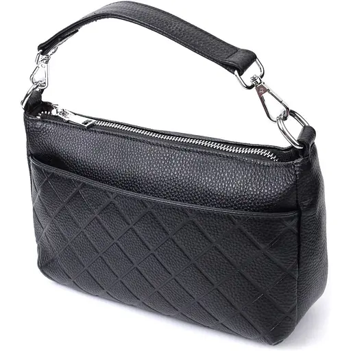 Сумка Vintage для женщин на три отделения из натуральной кожи 24х15х9 см sum0027514 - фото 1