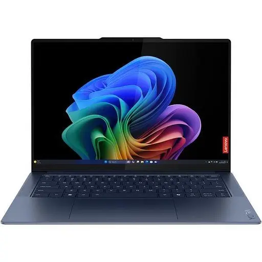 Ноутбук Lenovo Yoga Slim 7 14Q8X9, (83ED000NRM) / Qualcomm Snapdragon X Elite X1E-78-100 до 3,4 ГГц, 14,5 3K Touch, 16 ГБ SSD 1 ТБ, Adreno, Windows 11 Home, Cosmic Blue