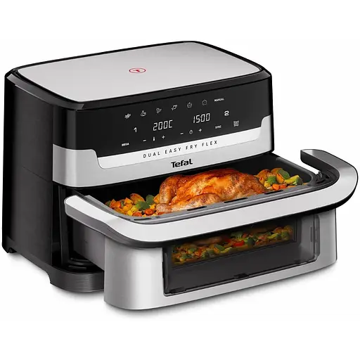 Мультипіч Tefal Dual Easy Fry Flex 2700Вт, чаша 5.5+3.5 л - фото 3