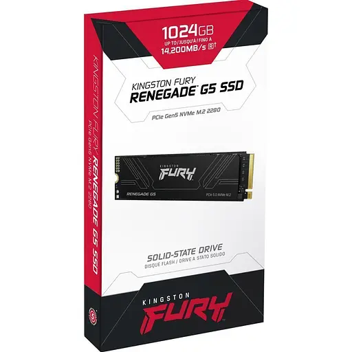 SSD накопитель Kingston Fury Renegade G5 1 TB (SFYR2S/1T0) [151769] - фото 4