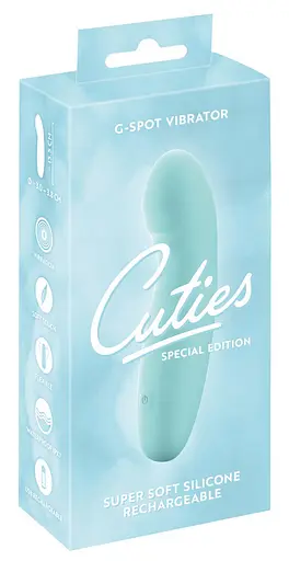 Вибратор Cuties Mini G-Spot 15.5 см (бирюзовый) - фото 15