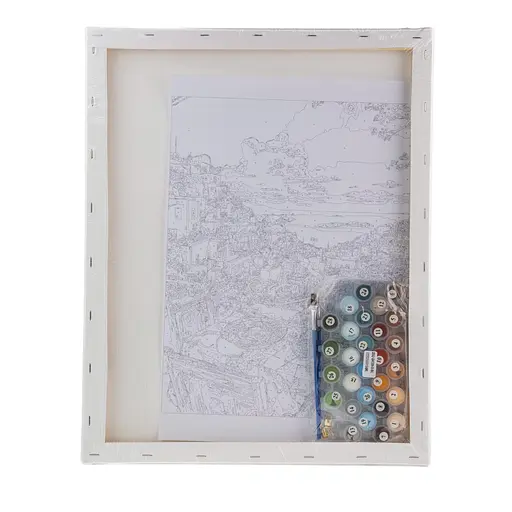 Набор для росписи по номерам Завтрак на море 40*50 см, IDEA2-GX47209, ТМ "99IDEAS" - фото 7