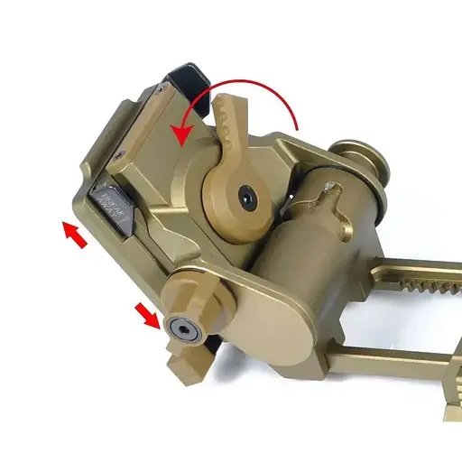 NVG кріплення для ПНБ Wilcox L4G24 золотистий - фото 7