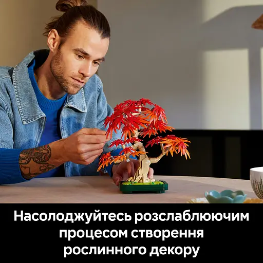Конструктор LEGO Botanicals Бонсай из японского красного клена 474 детали (10348) - фото 13