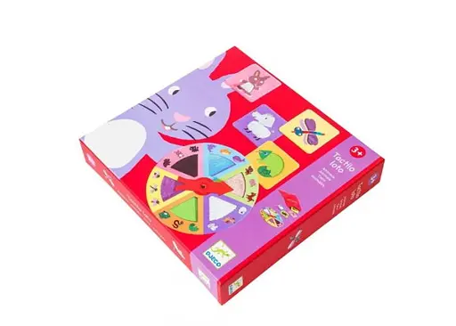 Настольная игра Djeco Тактильное лото. Животные (Tactilo loto Animals) (DJ08129) - фото 2