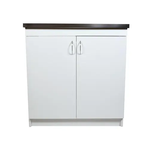 Кухонна тумба з накладною мийкою в комплекті ЛДСП 80х60х83 см Біла (52868-0116)