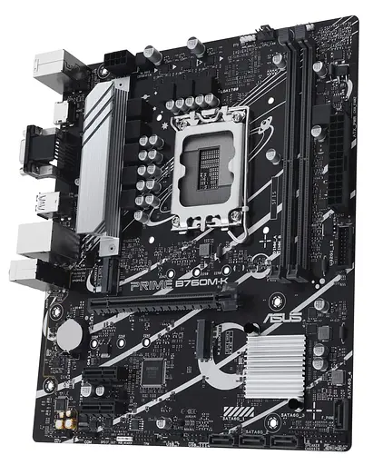 Материнская плата ASUS PRIME B760M-K (PRIME B760M-K) (Socket 1700, Intel B760, Micro-ATX) - фото 3