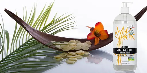 Масажне масло Love Stim Nuru Aqua Oil, 1000 ml - фото 4