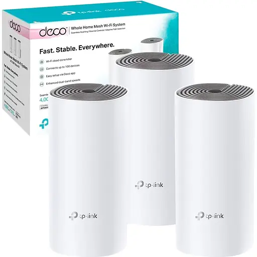 Wi-Fi Mesh система TP-Link Deco E4 3-Pack [122115] - фото 3