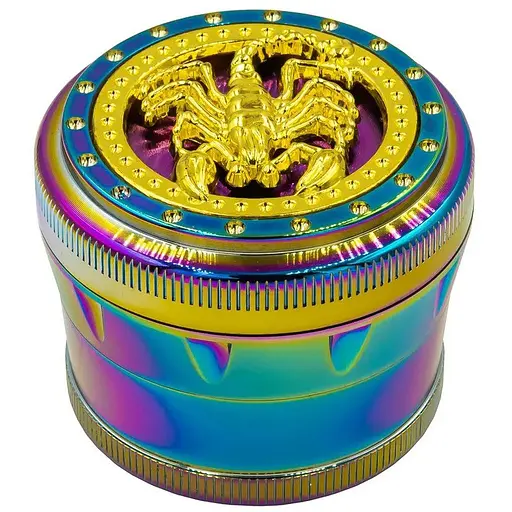 Гриндер для измельчения табака HL-198 Скорпион Rainbow (10893)