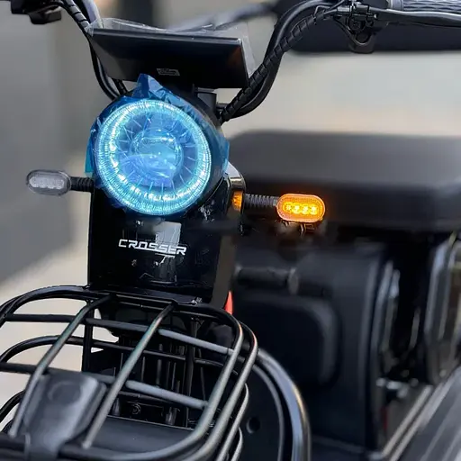 Електроскутер Триколісний Crosser TR1 (600W, 72V, 20Ah) Чорний - фото 4