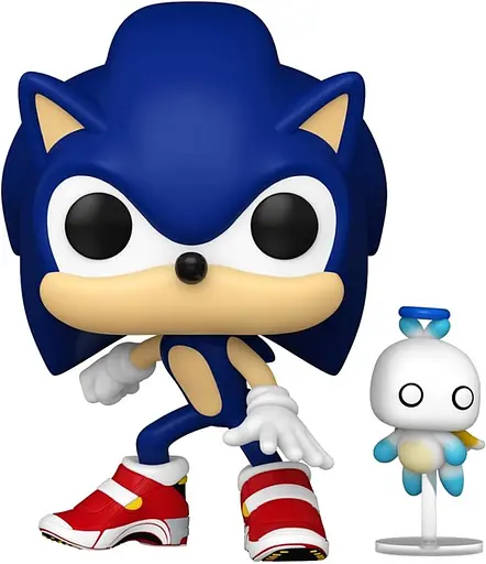 Фігурка Funko Pop Їжак Сонік і Чао Sonic the Hedgehog Sonic with Chao 10 см SH SC 1036 - фото 2