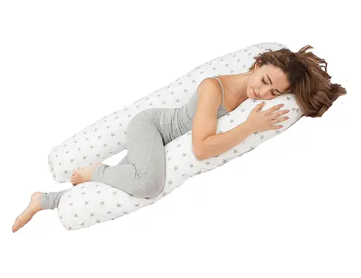 Подушка для вагітних Moontime "Зірки сірі" - фото 1