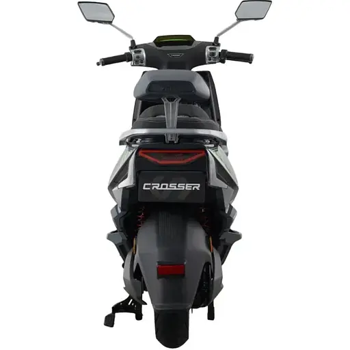Електроскутер Двомісний Crosser V5 (2500W, 72V/35Ah) Чорний - фото 4