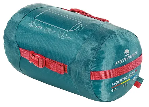 Спальный мешок Ferrino Lightec 700 SQ/+20°C Green Right (86154NVVD) - фото 2