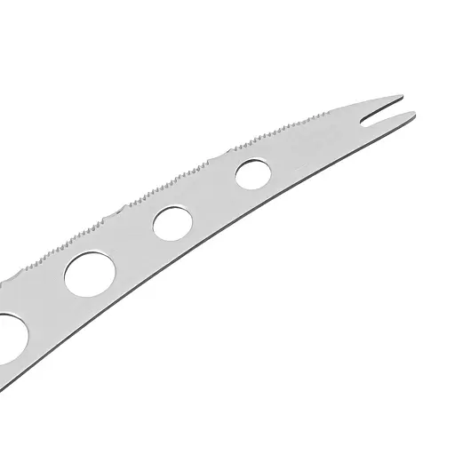 Нож для сыра с пластиковой ручкой L 21.5 см лезвие 11 см, Kitchen Master Голубой 86151 - фото 6