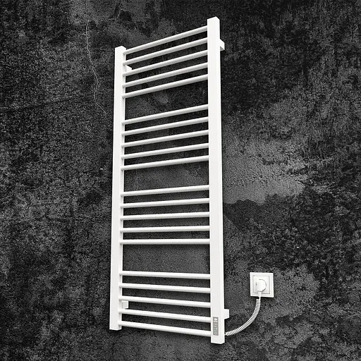 Електрична рушникосушарка Kosser Степ 1200x500 ER тайм. білий ДСТ04ERW, Білий матовий, Праве - фото 1