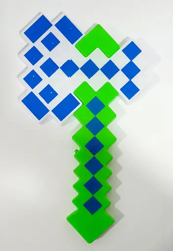 Зброя MW2224 сокира MC світло, звук 37 см у пакеті (6922049022246) Салатовий - фото 1